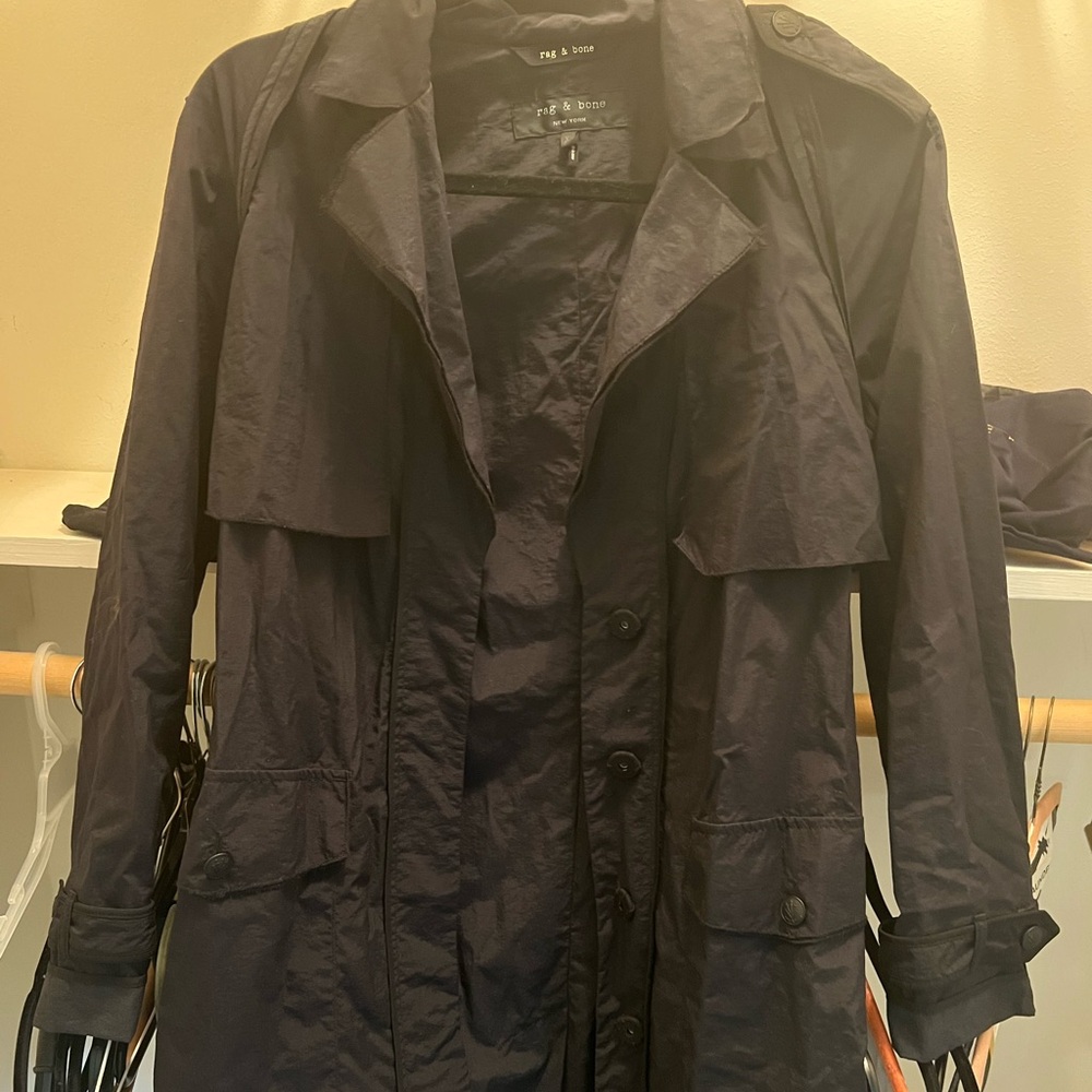 Rag and Bone black trench coat